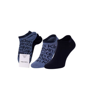 Calvin Klein pánské modré ponožky 2 pack